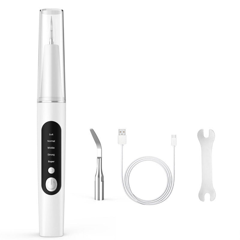 Electric Tooth Cleaner For Pets Removes Stains And Stones From Teeth With 2 Cleaning Heads USB Charger Care Kit To Protect Teeth And Gums