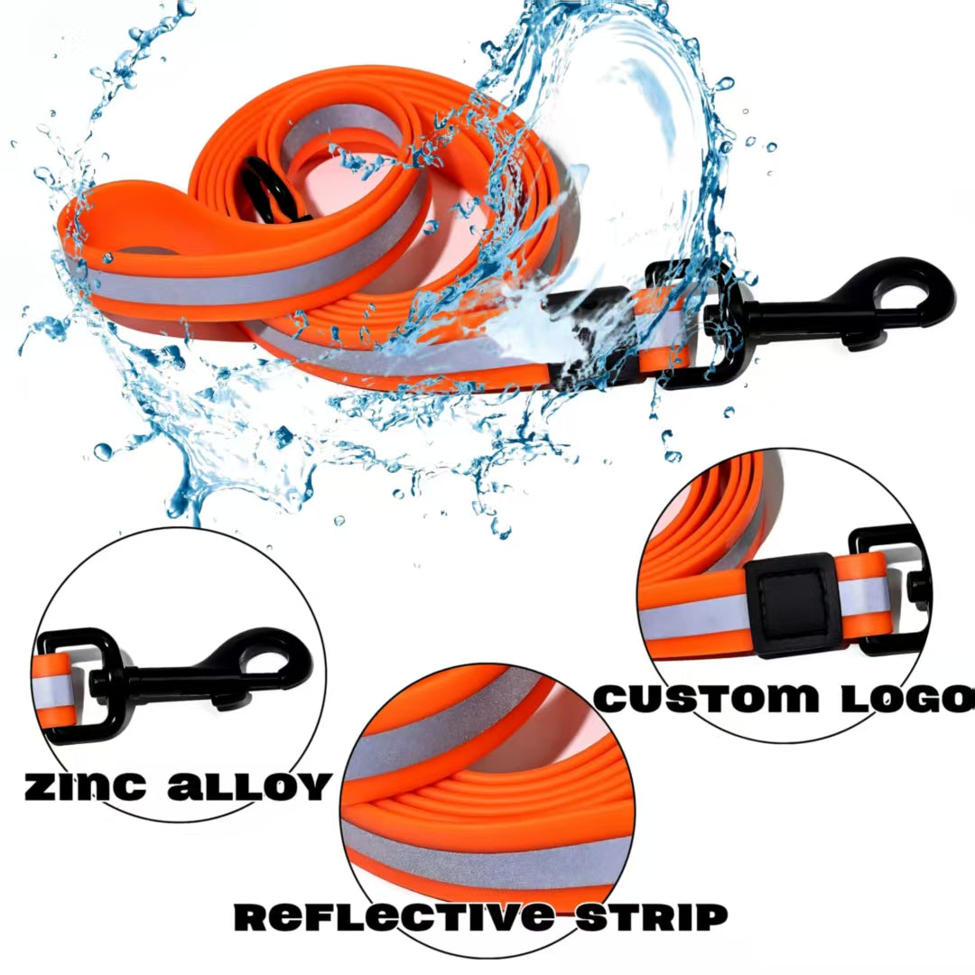 Reflective Leash Set It Can Reflect Light Sources Effectively Enhancing The Safety Of Pets During Outdoor Outings